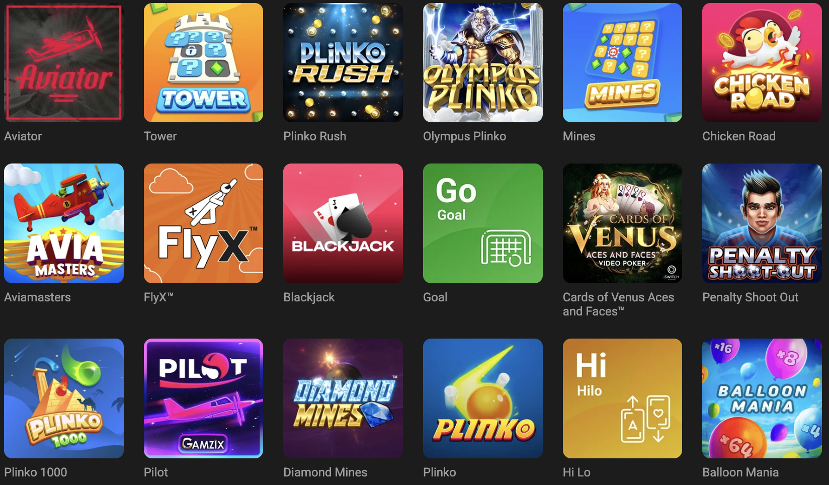 GGBET Casino Games